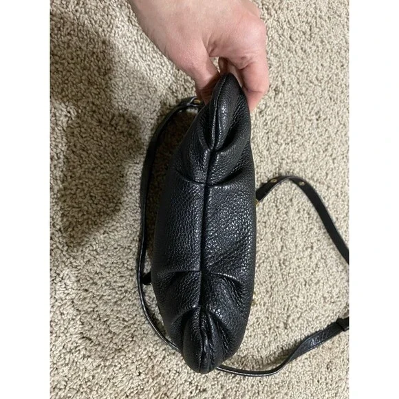 Marc by Marc Jacobs Classic Q Percy Black Pebble Leather Crossbody Mini Handbag - Picture 8 of 10